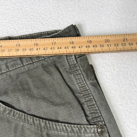 Wrangler Riggs Mens Pants 38X30 Green Utility Cargo Carpenter Workwear Tactical - Picture 9 of 11